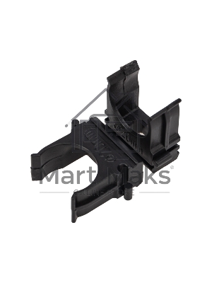 Крепеж-клипса для трубы ø 20 мм черная (10 шт./уп.) Rexant