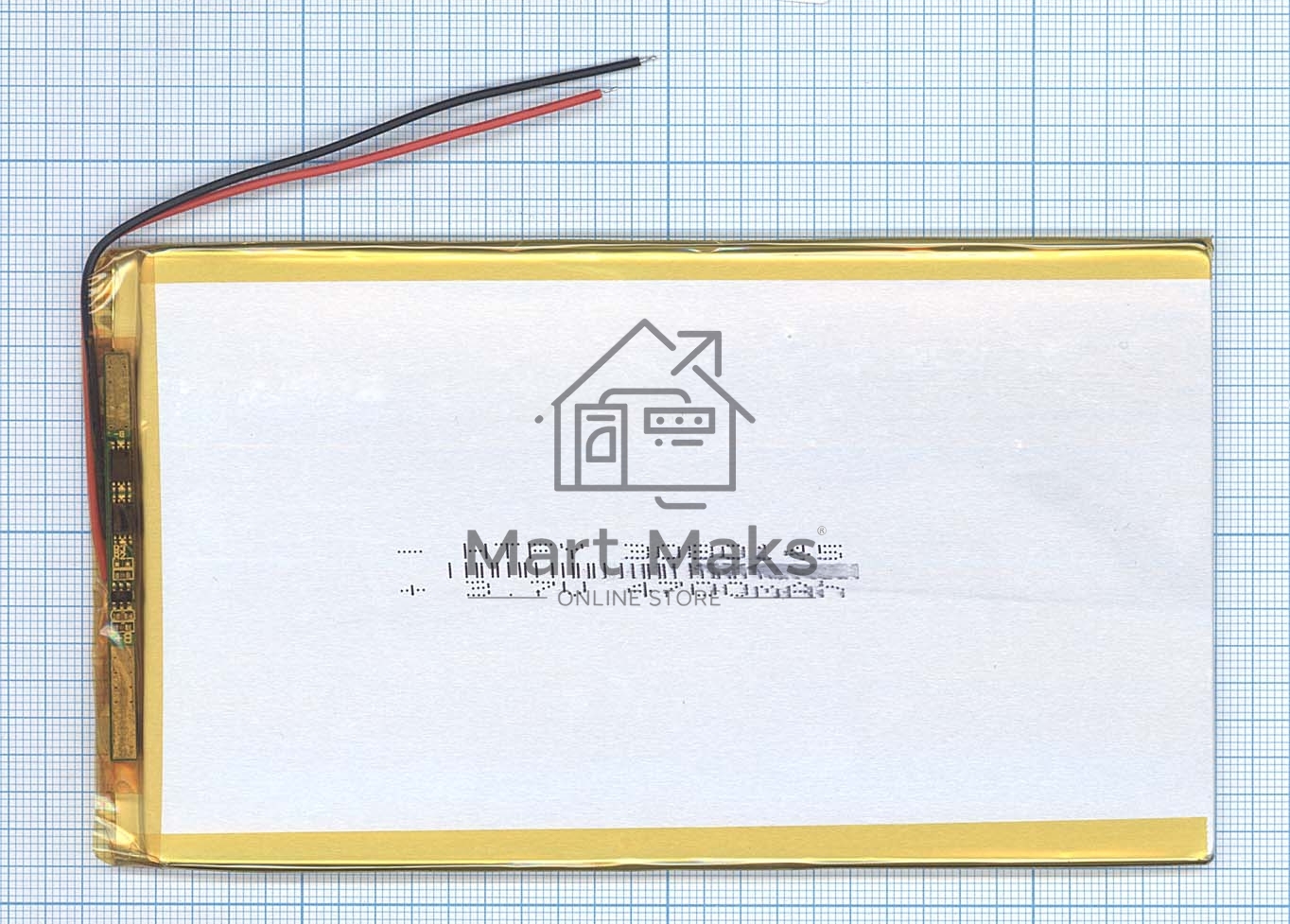 Аккумулятор Li-Pol (батарея) 3*80*145мм 2pin 3.7V/4700mAh