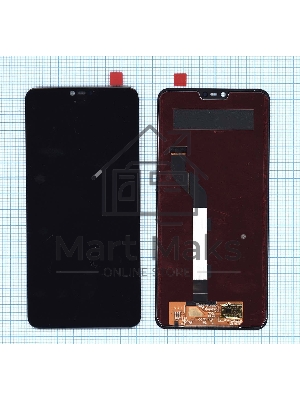 Дисплей для Xiaomi Mi 8 Lite в сборе с тачскрином черный