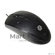 Мышь проводная Oklick 125M черный оптическая (1200dpi) USB (2but)