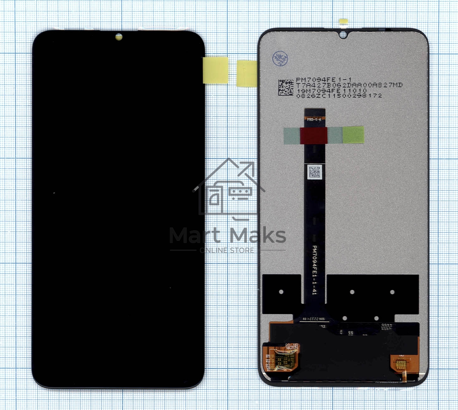 Дисплей для Huawei Honor X30 Max, черный