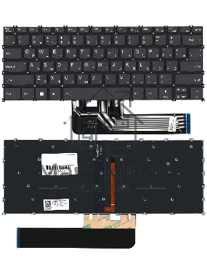Клавиатура для ноутбука Lenovo Yoga 6 13ABR8, черная