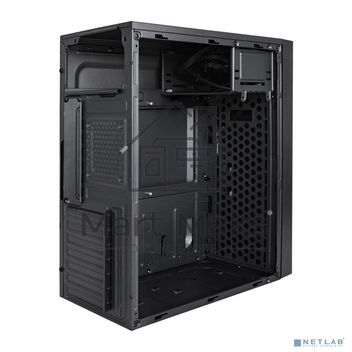 Компьютерный корпус Miditower ExeGate AA-440U-AA350 (ATX, AA350 8 см, 2*USB+1*USB3.0, аудио, черный) Exegate EX290177RUS