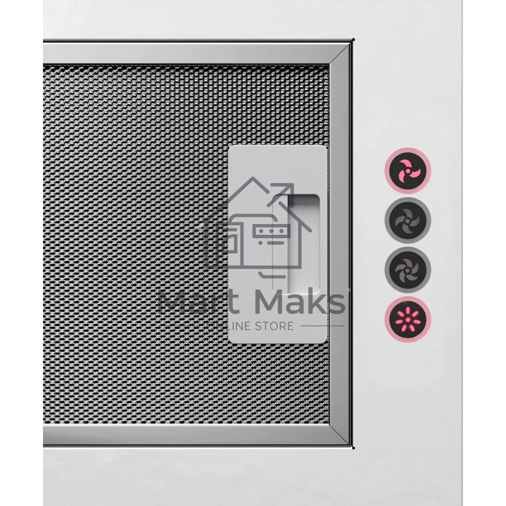 Вытяжка встраиваемая Kuppersberg Intouch 60 W белый, 54 см, 650 куб. м/ч, 41 дБ