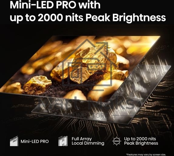 Телевизор 65'' Hisense 65U7Q PRO черный Mini LED UHD 144Hz Smart TV