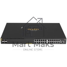Коммутатор HPE Aruba 2930F 24G PoE+ 4SFP+, 24×1 Гбит/с PoE+ + 4×10 Гбит/с SFP+, управляемый