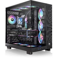 Компьютерный корпус Thermaltake View 380 XL TG ARGB черный без БП E-ATX 2x120мм 2xUSB3.0 audio bott PSU
