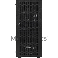 Корпус без блока питания PCCOOLER MA100 MESH BK, Mesh Mid Tower, черный, TG, 0.4 SPCC, 3x120мм ARGb ATX, mATX, mITX 160/310/180мм 2x2.5