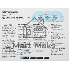 Мультигигабитный интернет-центр Netcraze Ultra (NC-1812) с Mesh Wi-Fi 7 BE7200, Smart-коммутатором 1×10G, 1×2.5G и 4×1G, многофункциональными портами USB 3.2 и 2.0