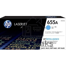 Картридж лазерный HP 655A голубой для HP CLJ M652/M653/MFP M681/M682 (CF451A) 10500 стр