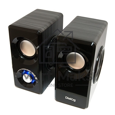 Колонки Dialog AST-25UP черный 2*3W RMS, активные