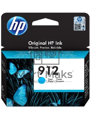 Картридж струйный HP 912 3YL77AE голубой (315стр.) для HP OfficeJet 801x/802x