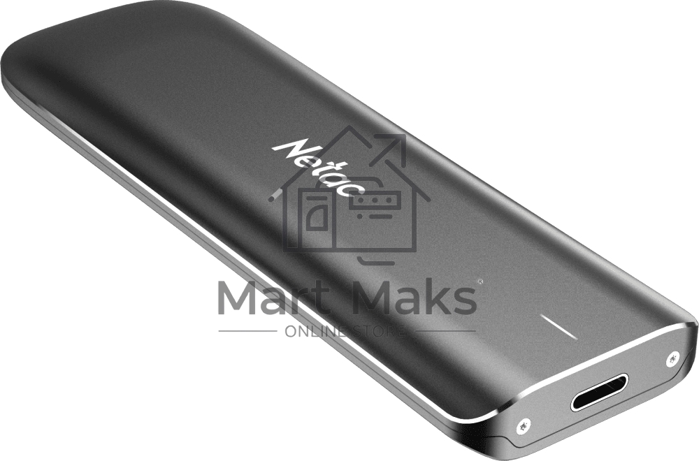 Внешний накопитель SSD Netac ZX 500GB USB 3.2 Gen 2 Type-C NT01ZX-500G-32BK