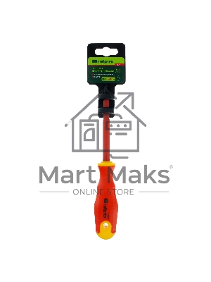 Отвертка диэлектрическая PH2 x 100 мм, до 1000 В, двухкомпонентная рукоятка Сибртех