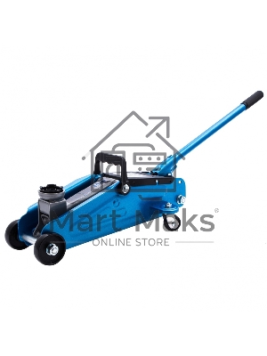 Домкрат гидравлический подкатной, 2 т, h подъема 140-340 мм, в кейсе Stels