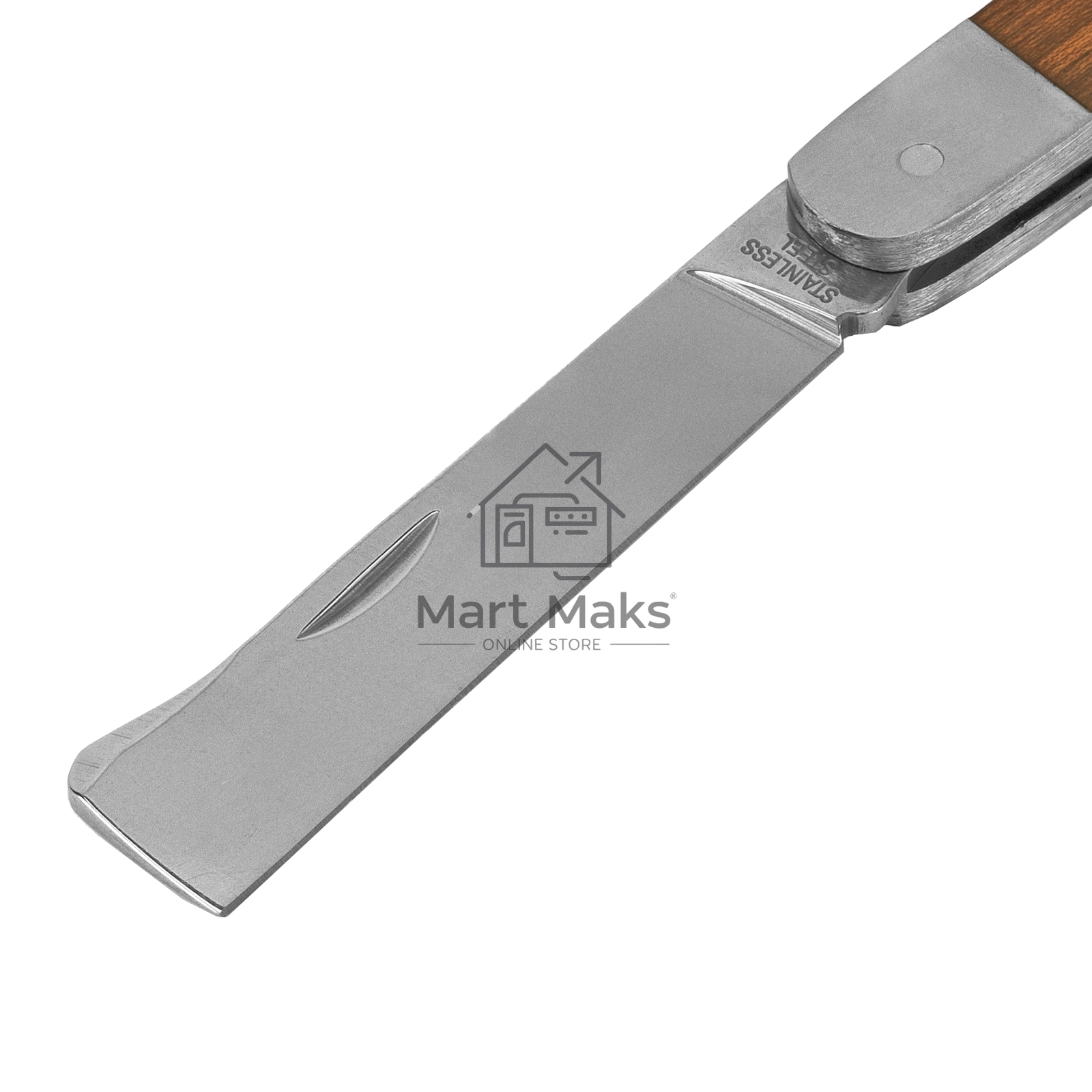 Нож PALISAD 79002 садовый 173мм складной копулировочный дерев.ручка