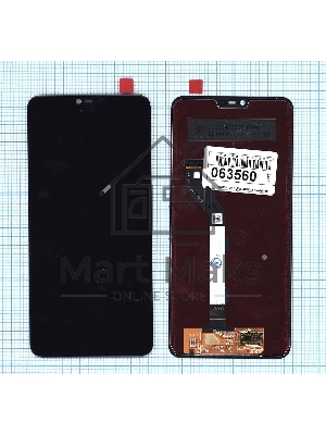 Дисплей для Xiaomi Mi 8 Lite в сборе с тачскрином черный