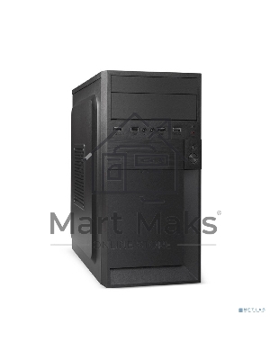 Компьютерный корпус Minitower ExeGate EX291139RUS BAA-105-01 (mATX, без БП, 2*USB, аудио, черный)