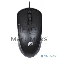 Мышь проводная Oklick 125M черный оптическая (1200dpi) USB (2but)