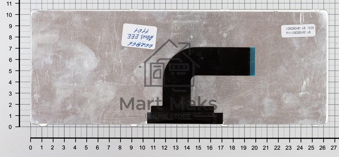 Клавиатура для ноутбука Asus Eee PC 1101 1101HA N10 N10E N10J черная