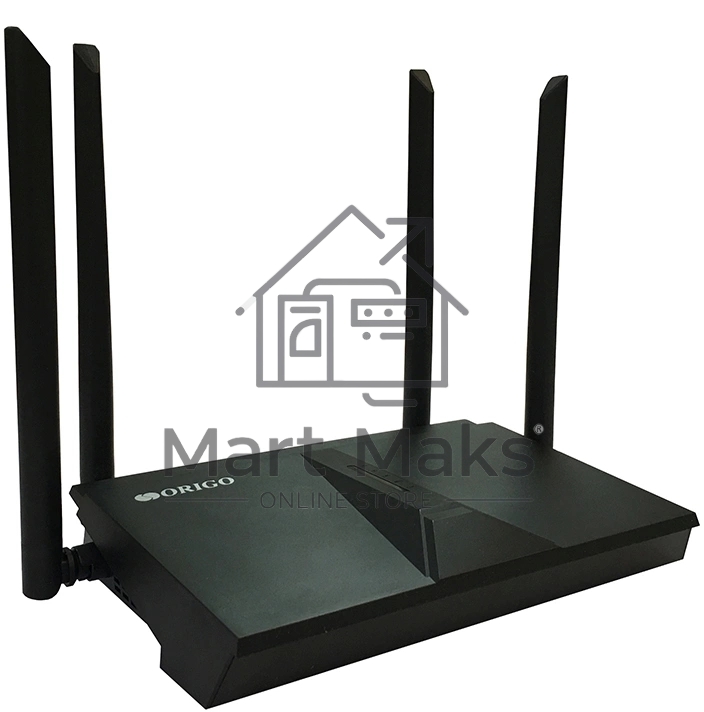 Двухдиапазонный Wi-Fi 6 маршрутизатор AX1800, 1x1000Base-T WAN, 3x1000Base-T LAN, 4 внешние антенны 5 dBi