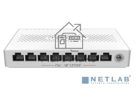 Коммутатор неуправляемый Tenda SM108, 8 портов, 8x2,5Гбит/с, настольный, пластиковый корпус