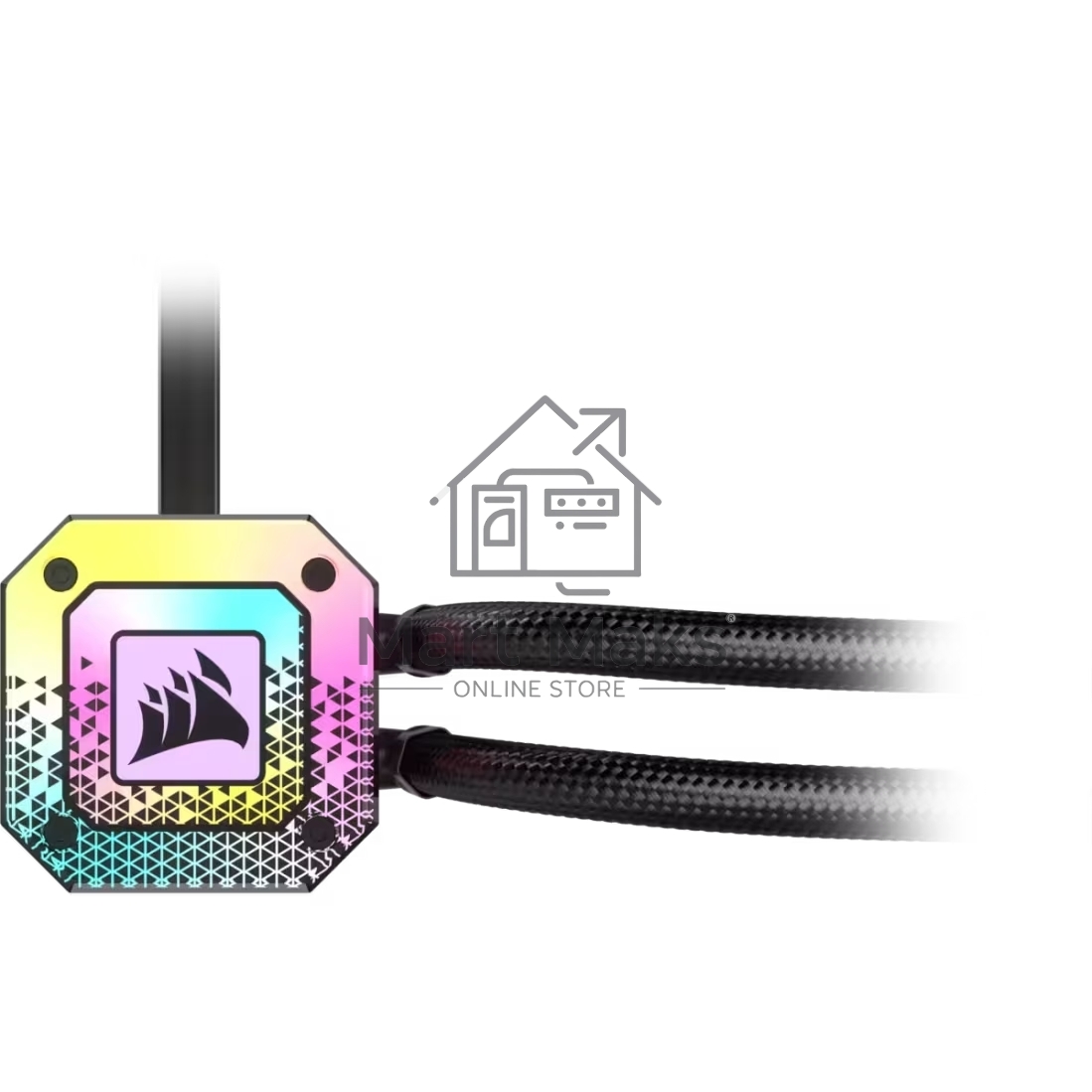 Система жидкостного охлаждения Corsair iCUE H100i ELITE CAPELLIX XT (240мм, черный, RGb/ Fans: 2x120мм, 65.57CFM, 34.1dBA, 2100RPM/ S: 1851, 1700, 1200, 115x, 2011, 2066, AM5, AM4)