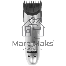 Машинка для стрижки Delta DL-4035А серебристый (серебристый, 2 Вт, аккум. батарея 1,2 В, регулировка длины срезаемых волос, ножи из нержавеющей стали, время работы при заряженной батарее 30 мин., в комплекте: расческа, ножницы, масленка, щетка для чистки)