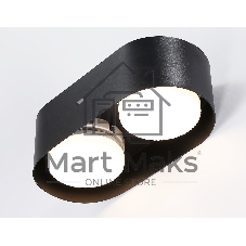 Светильник накладной TN70821/2 BK черный GX53/2 max 12W 200*100*60