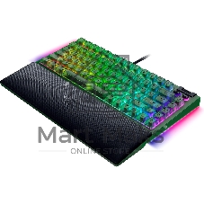 Клавиатура Razer BlackWidow V4 75% Orange Switch Phantom Green Edition проводная, USB Type-A, зелёный