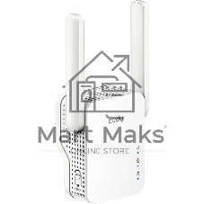 Усилитель Wi-Fi N300 Wi-Fi Mesh Repeater, AP mode, 300Mbps at 2.4GHz, 802.11/b/g/n, 1 10/100Mbps Port, WPS button, Intelligent Signal Light, Access Control, LED control, Cudy APP
