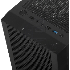 Корпус без блока питания PCCOOLER MA100 MESH BK, Mesh Mid Tower, черный, TG, 0.4 SPCC, 3x120мм ARGb ATX, mATX, mITX 160/310/180мм 2x2.5