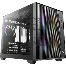 Компьютерный корпус Deepcool CG330 MESH 3F черный без БП mATX 6x120mm 4x140mm 2xUSB2.0 1xUSB3.0 audio bott PSU