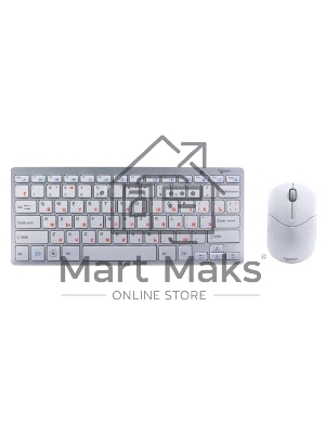 Комплект клавиатура + мышь Gembird KBS-7001-RU Wireless, ноутбучн. механизм клавиш 2.4ГГц/10м, мини-приемник- USB
