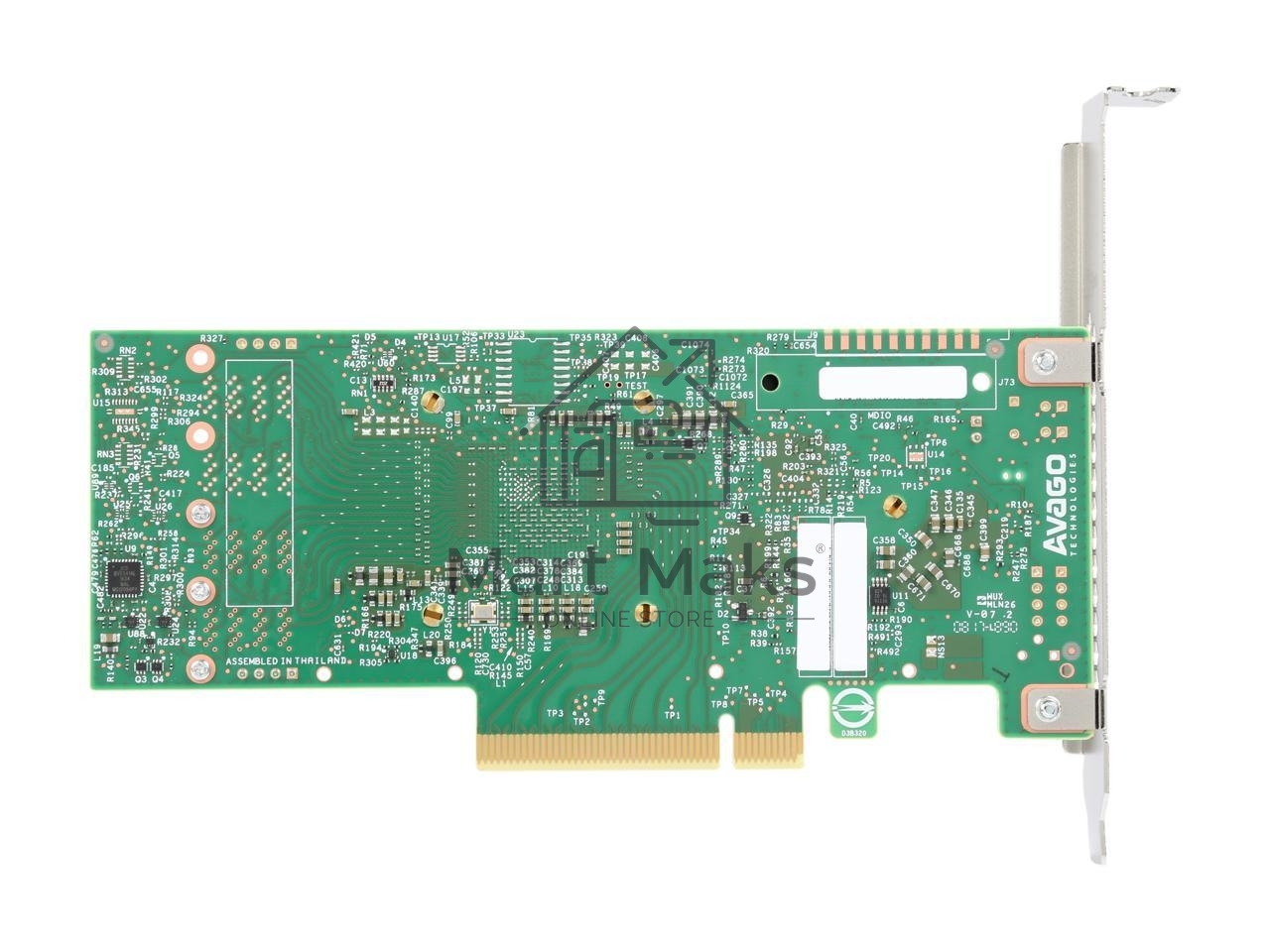 Контролер LSI 9400-8i SGL (05-50008-01), PCIe 3.1 x8 LP, Tri-Mode SAS/SATA/NVMe 12G HBA, 8port(1*int SFF8643), 3408 IOC