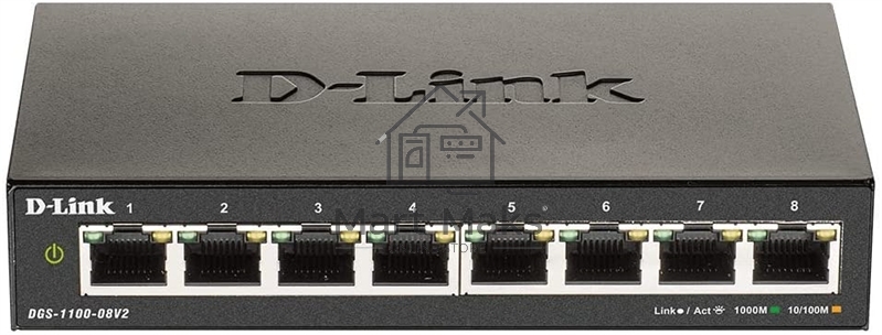 Коммутатор D-Link DGS-1100-08V2 8-ports, DGS-1100-08V2/A1A