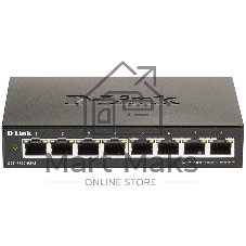 Коммутатор D-Link DGS-1100-08V2/A1A, 8×1 Гбит/с, настраиваемый