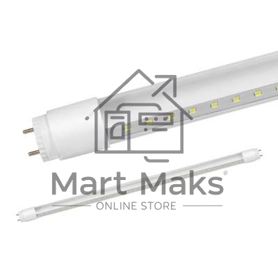 Лампа светодиодная LED-T8R-П-PRO 10Вт 230В G13R 6500К 800Лм 600мм прозр. поворотная IN HOME 4690612030944