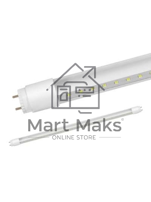 Лампа светодиодная LED-T8R-П-PRO 10Вт 230В G13R 6500К 800Лм 600мм прозр. поворотная IN HOME 4690612030944