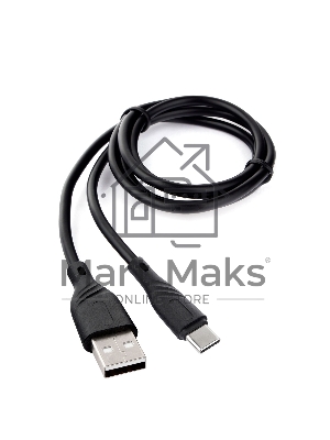 Кабель USB 2.0 Cablexpert CCB-USB2-AMCMO1-1MB, AM/Type-C, издание Classic 0.1, длина 1м, черный, блистер
