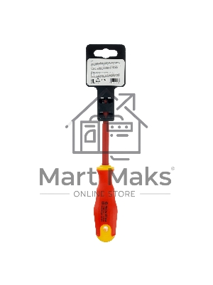 Отвертка диэлектрическая PH2 x 100 мм, до 1000 В, двухкомпонентная рукоятка Сибртех