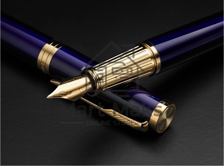 Ручка перьевая Parker Ingenuity Core F570 (2182009) Blue GT F сталь нержавеющая, подарочная коробка