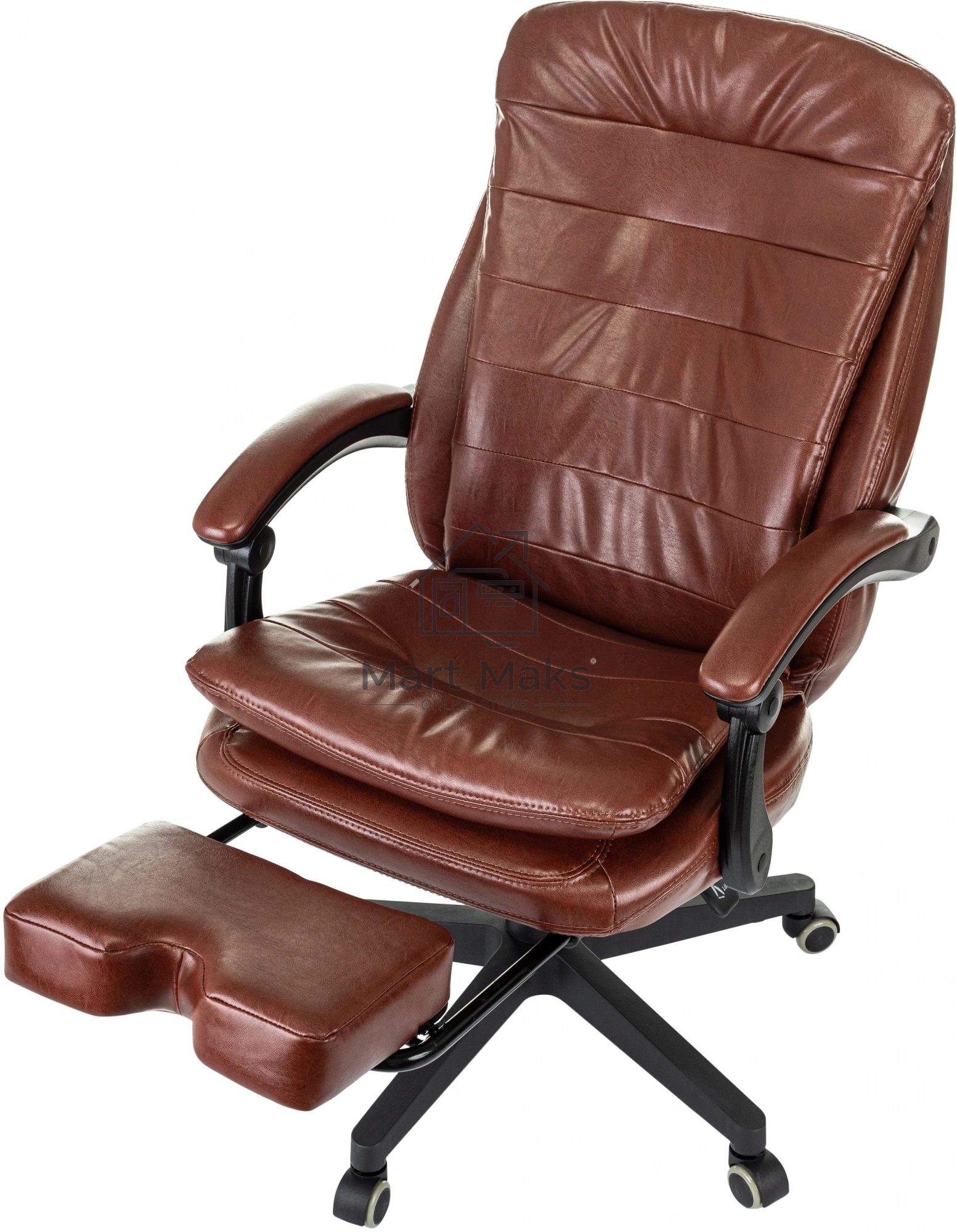Кресло руководителя Бюрократ T-9950MSG-F/BROWN-PU