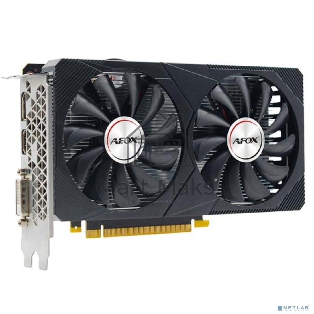 Видеокарта VGA AFOX NVIDIA GeForce GTX 1650 SUPER 4G 4Gb, GDDR6/128-bit, PCIe 3.0, 1xHDMI 2.0, 1xDVI-D, 1xDP, 2-slot