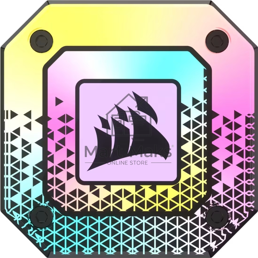 Система жидкостного охлаждения Corsair iCUE H100i ELITE CAPELLIX XT (240мм, черный, RGb/ Fans: 2x120мм, 65.57CFM, 34.1dBA, 2100RPM/ S: 1851, 1700, 1200, 115x, 2011, 2066, AM5, AM4)