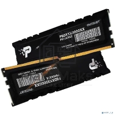 Оперативная память Patriot Signature Premium, DDR5, 32GB (2x16 GB), 4800 MHz, CL40, DIMM, радиатор, черный