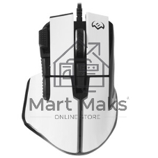 Мышь проводная SVEN RX-G990 белый, 12400 dpi, USB, кнопки - 9