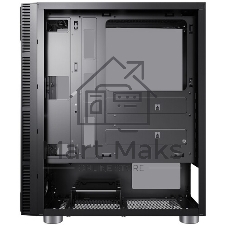 Компьютерный корпус Accord 3407 черный без БП ATX 2xUSB 2.0 2xUSB 3.0 audio bott PSU