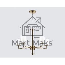 Люстра Ambrella light LH56011/5 BS/FR латунь/белый матовый E14*5 max 40W D640*1260