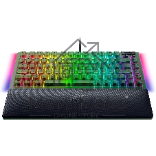 Клавиатура Razer BlackWidow V4 75% Orange Switch Phantom Green Edition проводная, USB Type-A, зелёный
